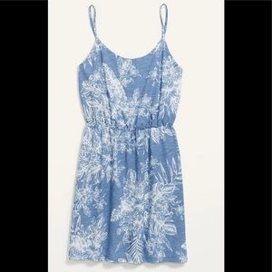 ☀️ Old Navy Printed Slub-Knit Midi Dress Waist Defined, XXL